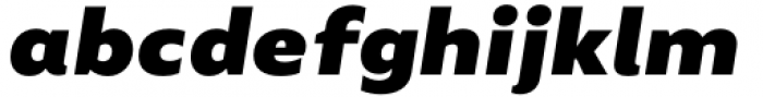 FF Mutual Extra Bold Italic Font LOWERCASE