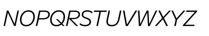 FF Neuwelt Pro Light Italic Font UPPERCASE