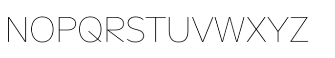 FF Neuwelt Pro Thin Font UPPERCASE