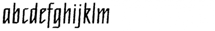 FF Newberlin Regular Rough Font LOWERCASE
