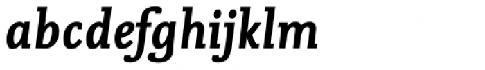 FF Nexus Mix OT Bold Italic Font LOWERCASE