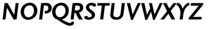 FF Nexus Sans OT Bold Italic Font UPPERCASE