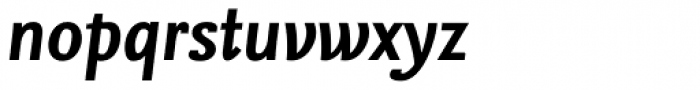 FF Nexus Sans OT Bold Italic Font LOWERCASE