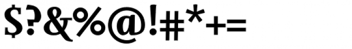 FF Nexus Serif OT Bold Font OTHER CHARS