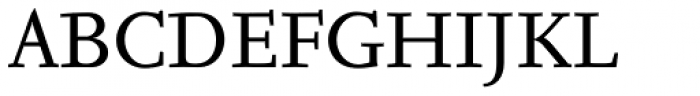 FF Nexus Serif Pro Regular Font UPPERCASE