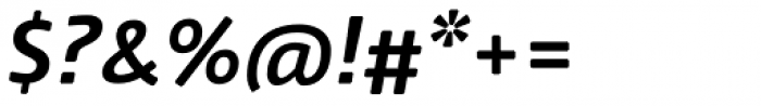 FF Nuvo OT Bold Italic Font OTHER CHARS