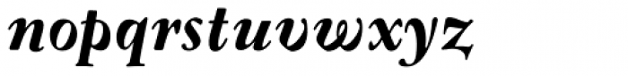 FF Oneleigh OT Black Italic Font LOWERCASE