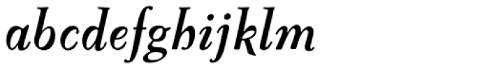 FF Oneleigh OT Bold Italic Font LOWERCASE