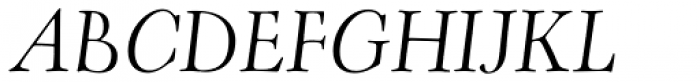 FF Oneleigh OT Italic Font UPPERCASE