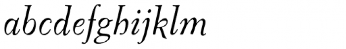 FF Oneleigh OT Italic Font LOWERCASE