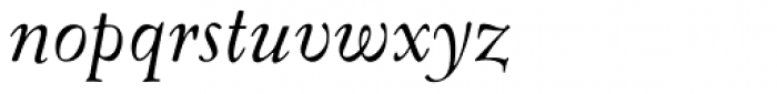 FF Oneleigh OT Italic Font LOWERCASE