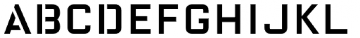 FF Oxide Stencil OT Regular Font LOWERCASE