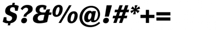 FF Page Serif OT Bold Italic Font OTHER CHARS