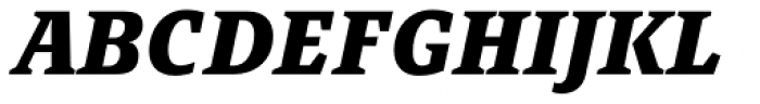 FF Page Serif OT Bold Italic Font UPPERCASE