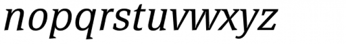 FF Page Serif OT Light Italic Font LOWERCASE