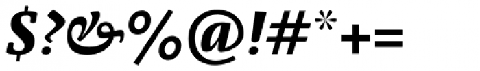 FF Parable OT ExtraBold Italic Font OTHER CHARS