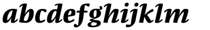 FF Parable OT ExtraBold Italic Font LOWERCASE