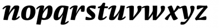 FF Parable OT ExtraBold Italic Font LOWERCASE
