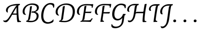 FF Parango Std Regular Italic Font UPPERCASE