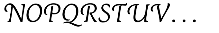 FF Parango Std Regular Italic Font UPPERCASE
