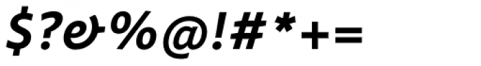 FF Plus Sans OT Bold Italic Font OTHER CHARS