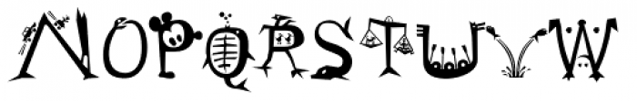 FF Priska Serif Little Creatures Font UPPERCASE