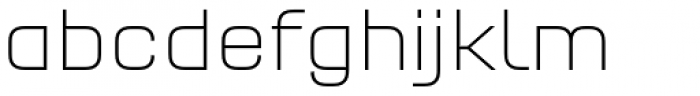 FF QType OT Cond ExtraLight Font LOWERCASE
