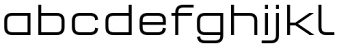FF QType OT Semi Extd Light Font LOWERCASE
