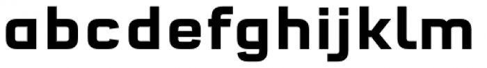 FF QType OT Square Bold Font LOWERCASE