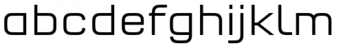 FF QType OT Square Light Font LOWERCASE