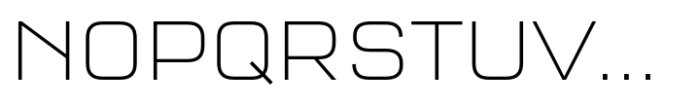 FF QType Pro Condensed Extra Light Font UPPERCASE
