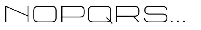 FF QType Pro Extended Extra Light Font UPPERCASE