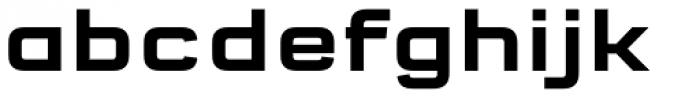 FF QType Pro SemiExtd Bold Font LOWERCASE