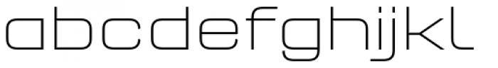 FF QType Pro SemiExtd ExtraLight Font LOWERCASE