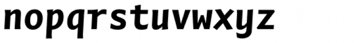 FF Quadraat Sans Mono OT Bold Italic Font LOWERCASE
