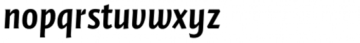 FF Quadraat Sans OT Cond Bold Italic Font LOWERCASE