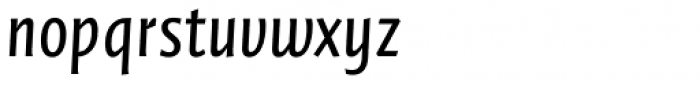 FF Quadraat Sans OT Cond Italic Font LOWERCASE