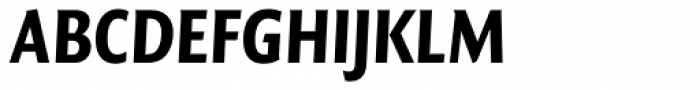 FF Quadraat Sans OT Condensed Black Italic Font UPPERCASE