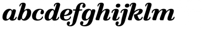 FF Quixo OT Bold Italic Font LOWERCASE