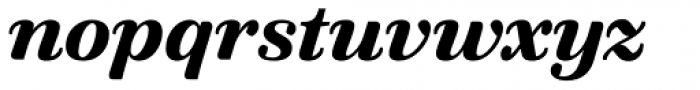 FF Quixo OT Bold Italic Font LOWERCASE