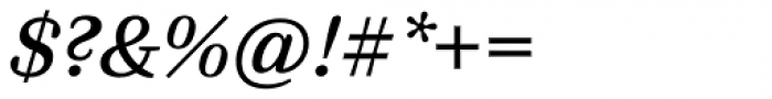 FF Quixo OT Italic Font OTHER CHARS