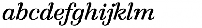 FF Quixo OT Italic Font LOWERCASE