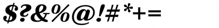 FF Quixo Pro Bold Italic SC Font OTHER CHARS