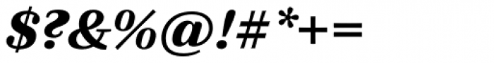 FF Quixo Pro Bold Italic Font OTHER CHARS