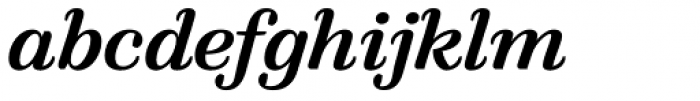 FF Quixo Pro Medium Italic Font LOWERCASE