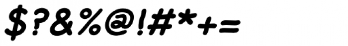 FF Rattlescript OT Bold Oblique Font OTHER CHARS