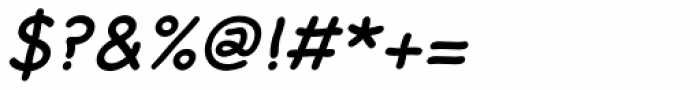 FF Rattlescript OT Medium Oblique Font OTHER CHARS