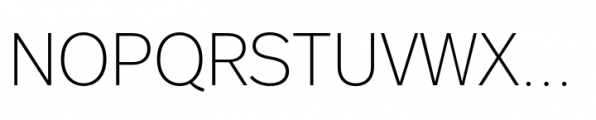 FF Real Head Extralight Font UPPERCASE