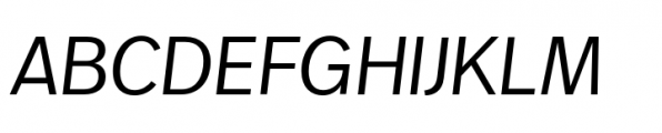 FF Real Head Semilight Italic Font UPPERCASE