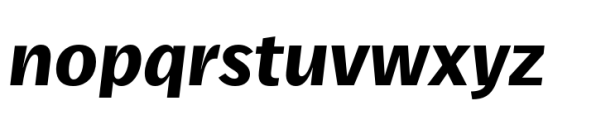 FF Real Text Bold Italic Font LOWERCASE